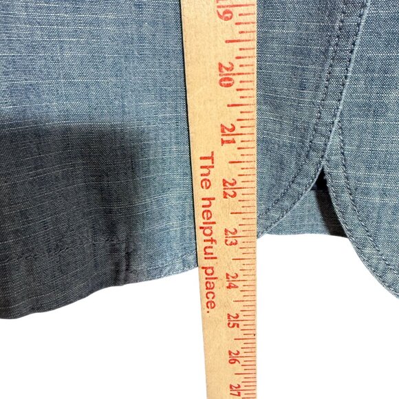 NWT J. Crew 100% Cotton Chambray Blazer Suit Jacket Coat Women's Size 00 Blue - Picture 5 of 10